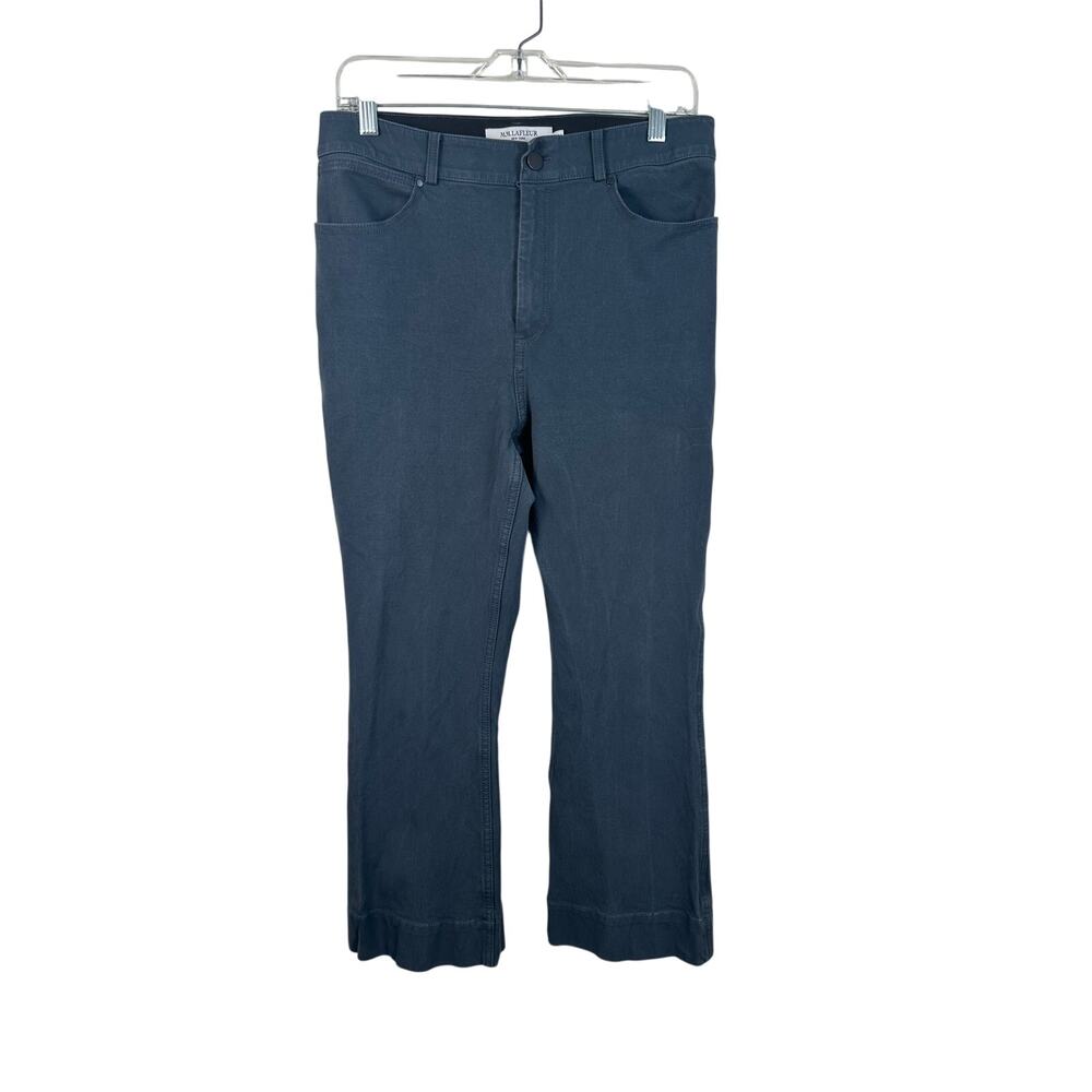 MM LaFleur Archie 1.0 Pants Womens 10 Indigo Good Kick Crop Better‎ Than Denim